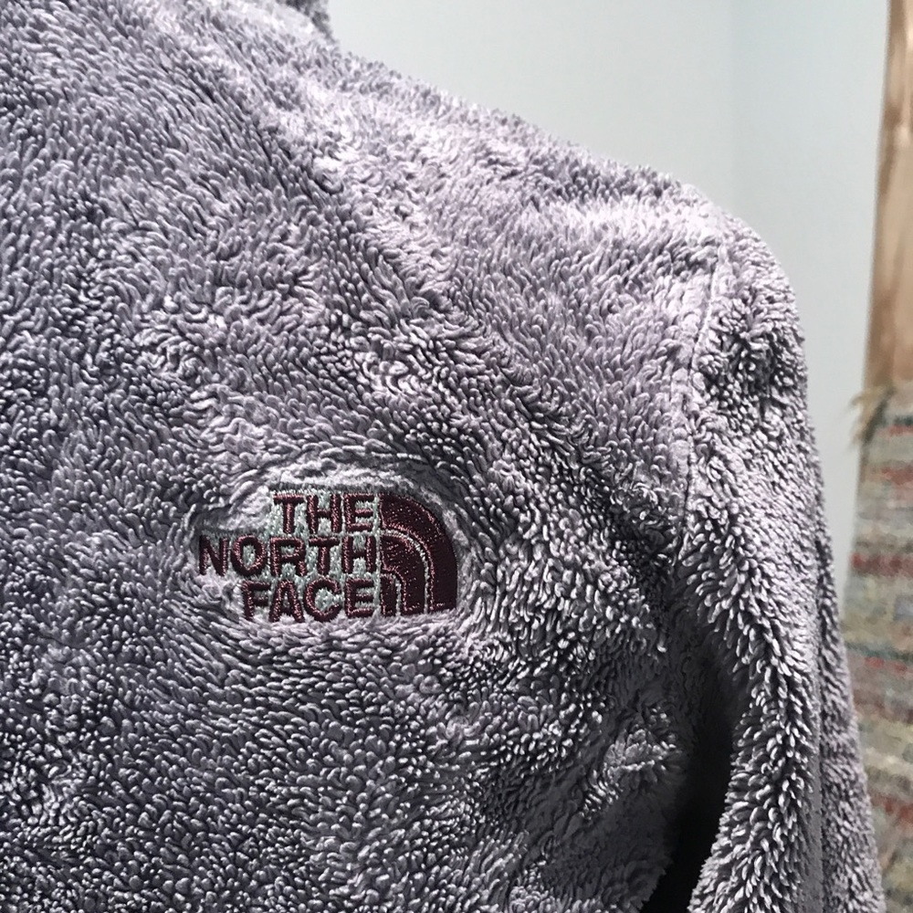The North Face Grey Osito High Pile Fleece Jacket Zip Front XS - Picture 4 of 12